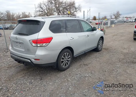 2015 Nissan Pathfinder Sv из США, поврежденный, VIN 5N1AR2MM2FC676133